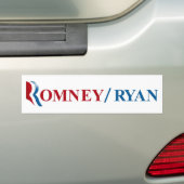 Romney & Ryan 2012 Bumpersticker (Op auto)