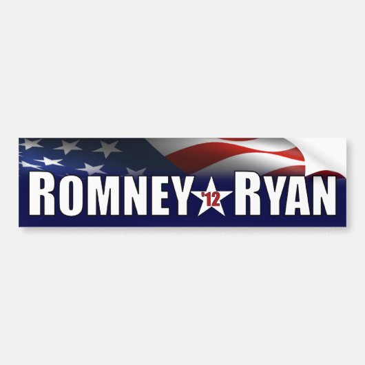 Romney - Ryan - 2012 Bumpersticker (Voorkant)
