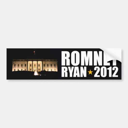Romney - Ryan - 2012 Bumpersticker (Voorkant)