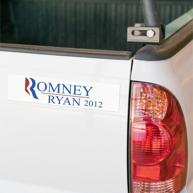 Romney Ryan 2012 Bumpersticker (Op Truck)