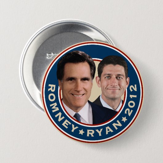 Romney-Ryan 2012 Campaign Button (Voorkant /achterkant)