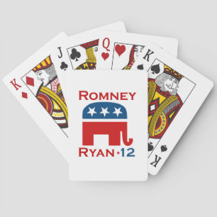 ROMNEY RYAN 2012 GOP POKERKAARTEN