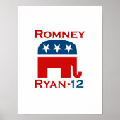 ROMNEY RYAN 2012 GOP POSTER (Voorkant)