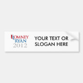 ROMNEY RYAN 2012.png Bumpersticker (Voorkant)
