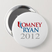 ROMNEY RYAN 2012.png Ronde Button 4,0 Cm (Voorkant /achterkant)