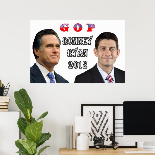 Romney-Ryan 2012 Poster (Thuiskantoor)