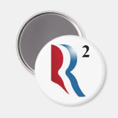 Romney & Ryan 2012 - "R kwadraat" Magneet (Voorkant / Achterkant)