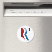 Romney & Ryan 2012 - "R kwadraat" Magneet (Insitu (Vaatwasser))