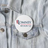 Romney Ryan 2012 Ronde Button 7,6 Cm (In situ)