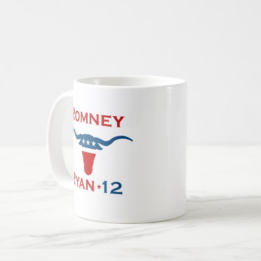 ROMNEY RYAN 2012 STEER.png Koffiemok (Voorkant links)