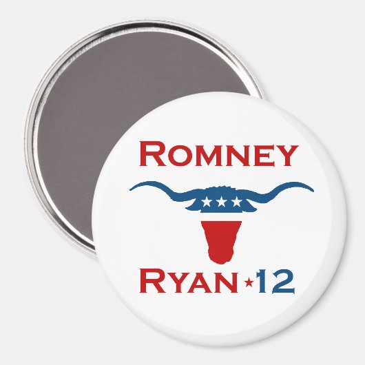 ROMNEY RYAN 2012 STEER.png Magneet (Voorkant / Achterkant)