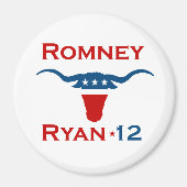 ROMNEY RYAN 2012 STEER.png Magneet (Voorkant)