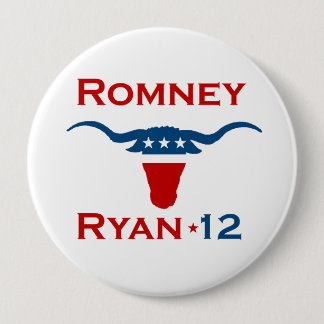 ROMNEY RYAN 2012 STEER.png Ronde Button 4,0 Cm