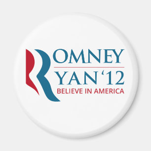 Romney / Ryan 2012 voor het Amerikaanse President  Magneet