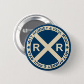 Romney Ryan American Crossroad Button (Voorkant /achterkant)