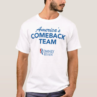 Romney Ryan America's Comeback Team T-shirt