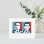 ROMNEY RYAN ART BRIEFKAART (Staand voorkant)
