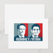 ROMNEY RYAN ART BRIEFKAART (Voorkant / Achterkant)