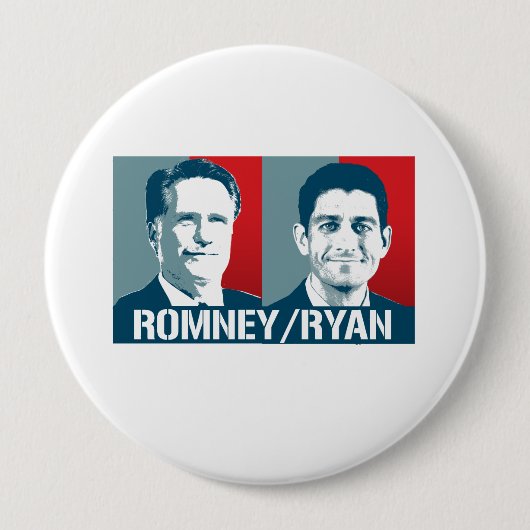 ROMNEY RYAN ART RONDE BUTTON 4,0 CM (Voorkant)