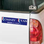Romney Ryan Bumpersticker (Op Truck)