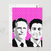ROMNEY RYAN BUST.png Briefkaart (Voorkant / Achterkant)