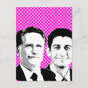 ROMNEY RYAN BUST.png Briefkaart