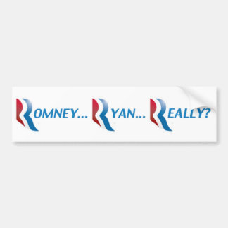 Romney Ryan Echt Bumpersticker