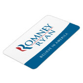 Romney Ryan Geloof in Amerika Flexi Magnet Magneet (Linkerzijde)