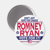 Romney Ryan Hope Change Magneet (Voorkant / Achterkant)