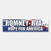 Romney - Ryan - Hope for America Bumpersticker (Voorkant)