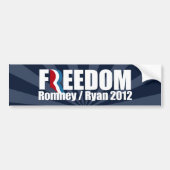 ROMNEY RYAN IS VRIJ -.png Bumpersticker (Voorkant)