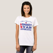 Romney Ryan Leer de 3 R's T-shirt (Voorkant volledig)