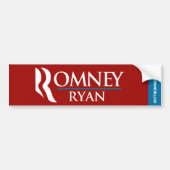 Romney Ryan Logo Bumpersticker Red (Voorkant)