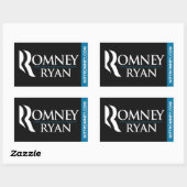 Romney Ryan Logo Sticker Zwart (Vel)