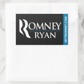 Romney Ryan Logo Sticker Zwart (Tas)