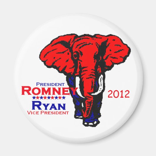 Romney Ryan Magneet (Voorkant)