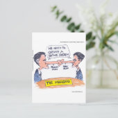 Romney Ryan Pinocchio Merger Funny Gifts & T - shi Briefkaart (Staand voorkant)