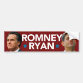 Romney Ryan Portrait Bumpersticker (Voorkant)