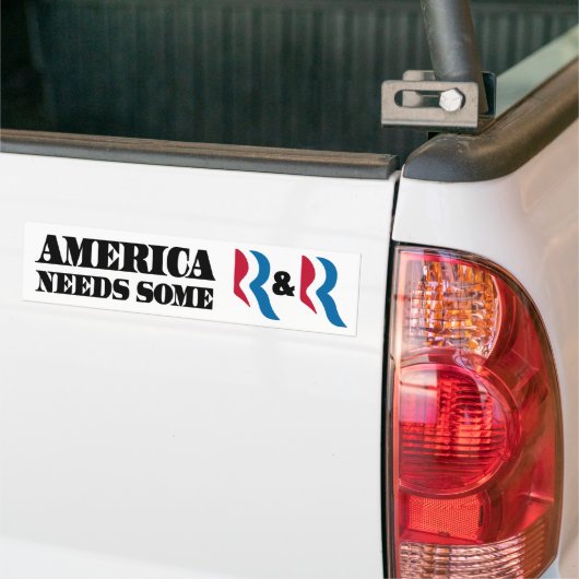 Romney - Ryan - R&R Bumpersticker (Op Truck)