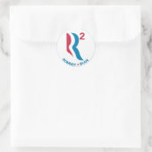 Romney Ryan R Squared Ronde Sticker (Tas)