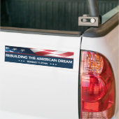 Romney Ryan Rebuilding the American Dream Bumper Bumpersticker (Op Truck)
