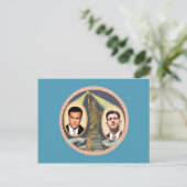 Romney Ryan Retro Briefkaart (Staand voorkant)