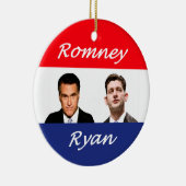 Romney Ryan Retro Keramisch Ornament (Rechts)