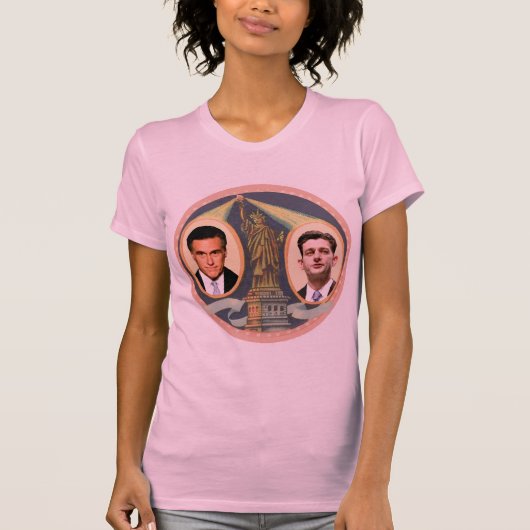 Romney Ryan Retro T-shirt (Voorkant)