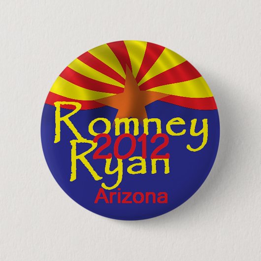Romney Ryan Ronde Button 5,7 Cm (Voorkant)