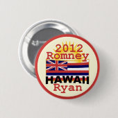 Romney Ryan Ronde Button 5,7 Cm (Voorkant /achterkant)