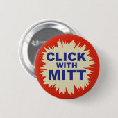 Romney Ryan Ronde Button 5,7 Cm (Voorkant /achterkant)