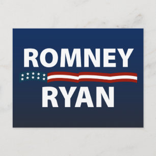 Romney Ryan Stars en Stripes Briefkaart