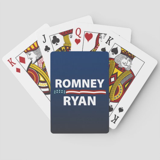 Romney Ryan Stars en Stripes Speelkaarten (Achterkant)