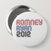 ROMNEY RYAN VP DISCO.png Ronde Button 4,0 Cm (Voorkant /achterkant)